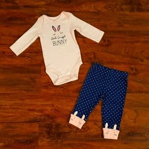 Carter's Bunny 2-Piece Outfit 6M